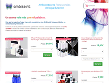 Tablet Screenshot of ambientadoresprofesionales.com